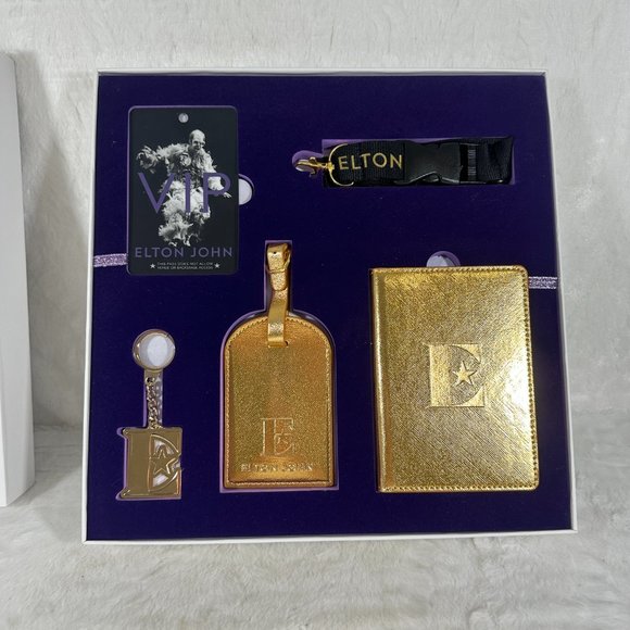 Elton John Farewell Tour VIP Merchandise New 5pc box set E Star Box - Picture 8 of 10